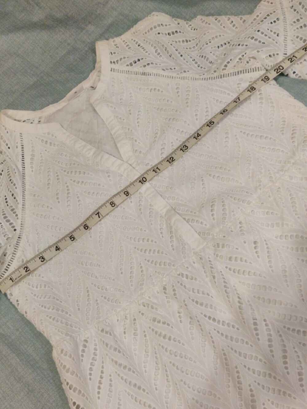 S.Oliver White Eyelet Lace Tiered Dress - Picture 3 of 15